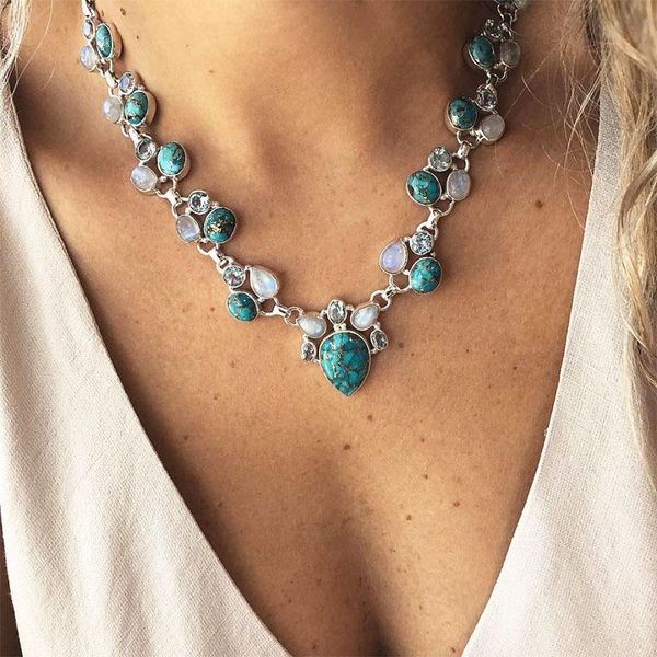 chains temperament fashion color boho white green flowers women for necklaces beads choker pendants gift, Silver
chains temperament fashion color boho white green flowers women for necklaces beads choker pendants gift, Silver
