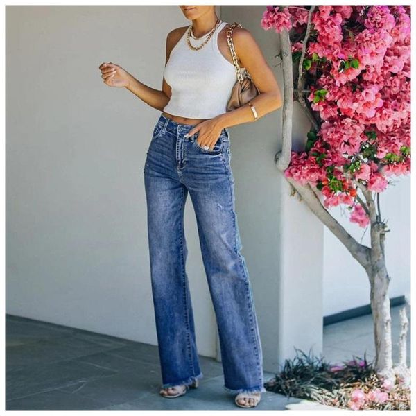 women's jeans mandylandy summer casual denim pants straight-leg blue streetwear trousers washed mid-waist women
women's jeans mandylandy summer casual denim pants straight-leg blue streetwear trousers washed mid-waist women