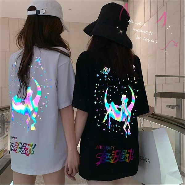 make firm offers. web celebrity with ins super fire dazzle colour reflective sailor moon t shirt relaxed joker age of reduction, White
make firm offers. web celebrity with ins super fire dazzle colour reflective sailor moon t shirt relaxed joker age of reduction, White