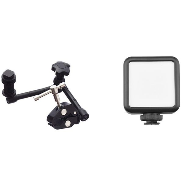flash heads 11 inch articulating friction magic arm & dimmable 49 led light mini portable video fill
flash heads 11 inch articulating friction magic arm & dimmable 49 led light mini portable video fill