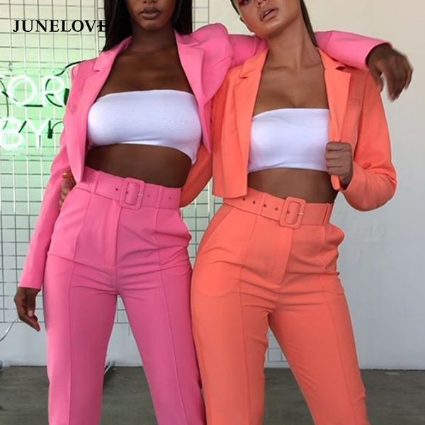 women autumn two pieces short blazers vintage street wear female suits office lady sets casual long sleeve solid blazer, Black;brown
women autumn two pieces short blazers vintage street wear female suits office lady sets casual long sleeve solid blazer, Black;brown