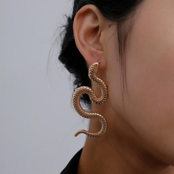 dangle & chandelier flashbuy punk long snake earrings for women vintage gold serpentine embossed statement 2021, Silver
dangle & chandelier flashbuy punk long snake earrings for women vintage gold serpentine embossed statement 2021, Silver