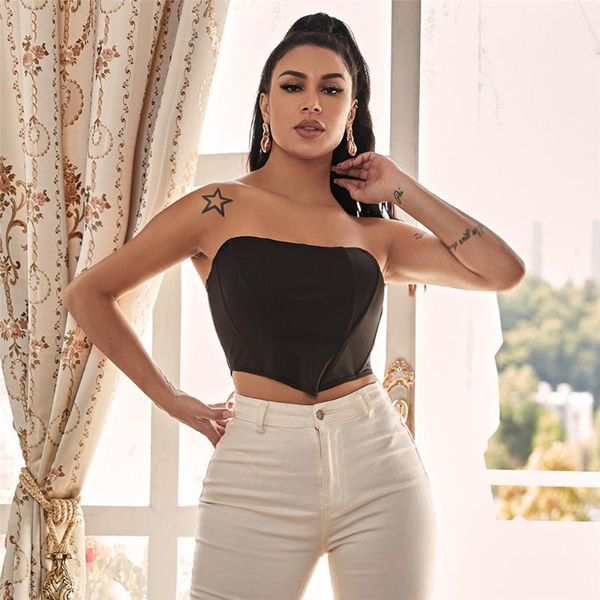 women summer outfits, solid color strapless off-shoulder form-fitting boob tube for girls, black camisoles & tanks, Black;white
women summer outfits, solid color strapless off-shoulder form-fitting boob tube for girls, black camisoles & tanks, Black;white