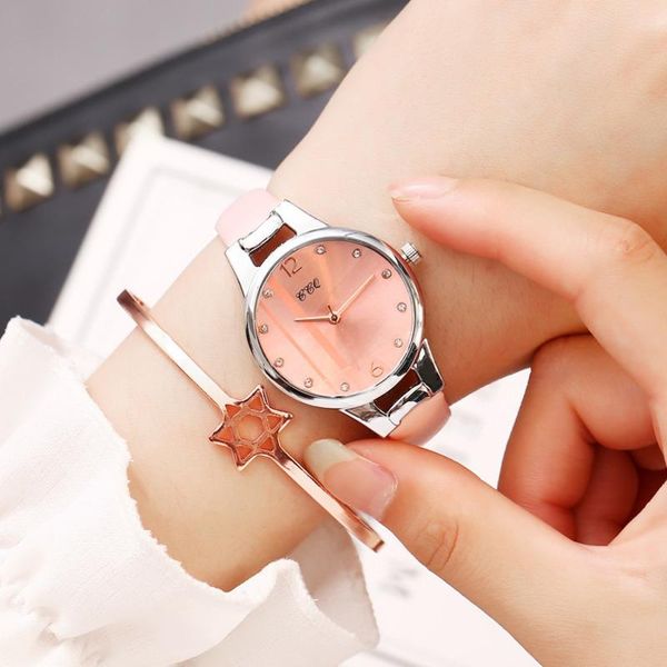 wristwatches drop clock fashion stripe women watch luxury ladies leather quartz wrist watches relogio feminino, Slivery;brown
wristwatches drop clock fashion stripe women watch luxury ladies leather quartz wrist watches relogio feminino, Slivery;brown