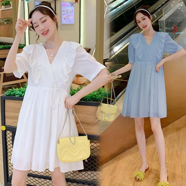 maternity dresses 2021 arrive summer dress woman cute v-neck large size pregnant clothing md-02788, White
maternity dresses 2021 arrive summer dress woman cute v-neck large size pregnant clothing md-02788, White