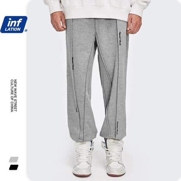 men's pants inflation design letter embroidery sweatpant couple 2021 stylish 100% cotton solid color fleece men joggers 3324w, Black
men's pants inflation design letter embroidery sweatpant couple 2021 stylish 100% cotton solid color fleece men joggers 3324w, Black
