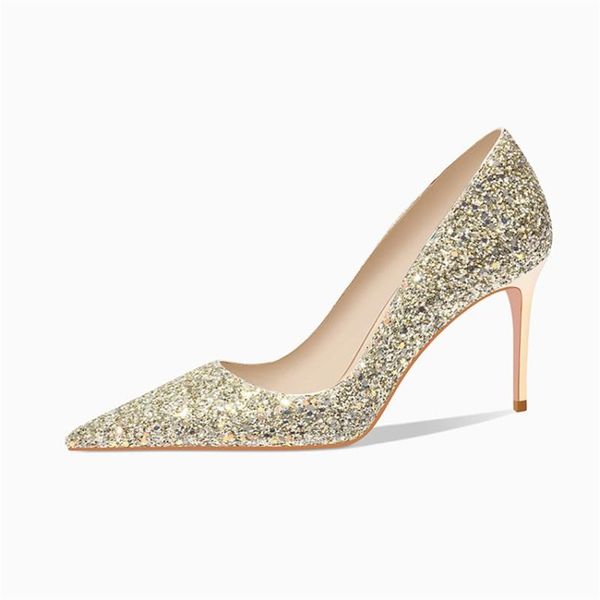 dress shoes brand glitter wedding for women high heels fashion pumps woman quality, Black
dress shoes brand glitter wedding for women high heels fashion pumps woman quality, Black