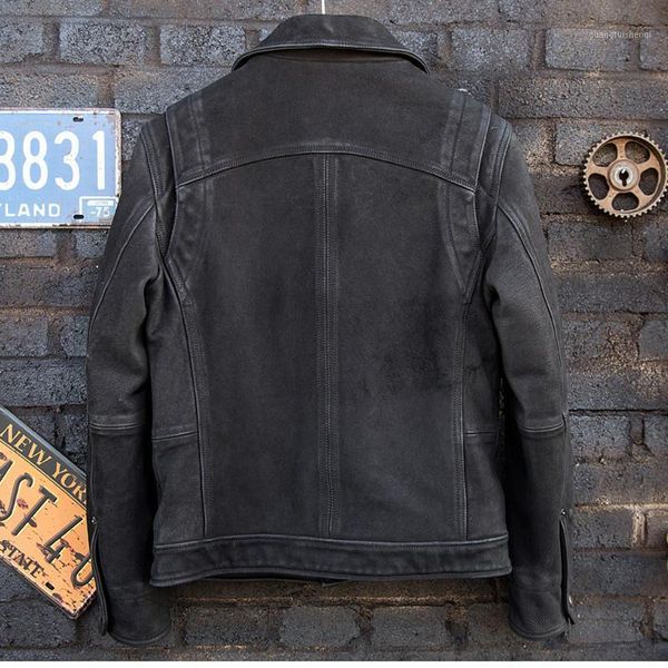 men's leather & faux 2021 black casual style genuine jacket men single breasted large size 4xl real natural cowhide spring slim fit coa
men's leather & faux 2021 black casual style genuine jacket men single breasted large size 4xl real natural cowhide spring slim fit coa