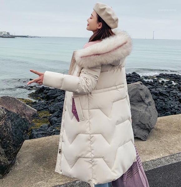 women's down & parkas winter jacket 2021 korean women slim cotton-padded jackets coat thick warm hooded long, Black
women's down & parkas winter jacket 2021 korean women slim cotton-padded jackets coat thick warm hooded long, Black