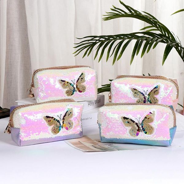 cosmetic bags & cases fashion bow sequined pu makeup bag, women casual travel beauty storage toilet
cosmetic bags & cases fashion bow sequined pu makeup bag, women casual travel beauty storage toilet