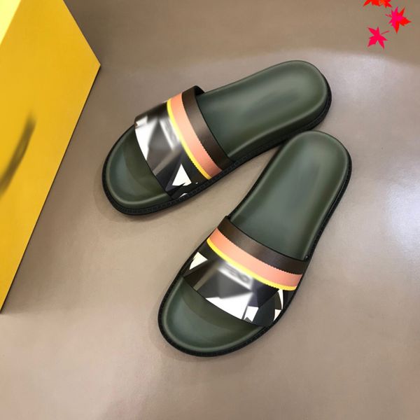 2021 slipper designer slide summer sandals fashion men beach indoor flat flip flops leather luxurys shoes mens slippers with box size 39-45, Black
2021 slipper designer slide summer sandals fashion men beach indoor flat flip flops leather luxurys shoes mens slippers with box size 39-45, Black