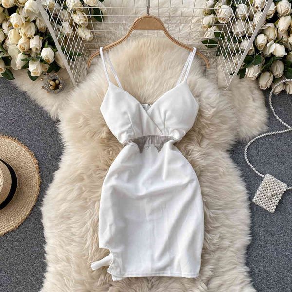 women chest pad open back waist tassel suspender dress solid color v-neck slim hole fashion spring summer 11b312 210525, Black;gray
women chest pad open back waist tassel suspender dress solid color v-neck slim hole fashion spring summer 11b312 210525, Black;gray