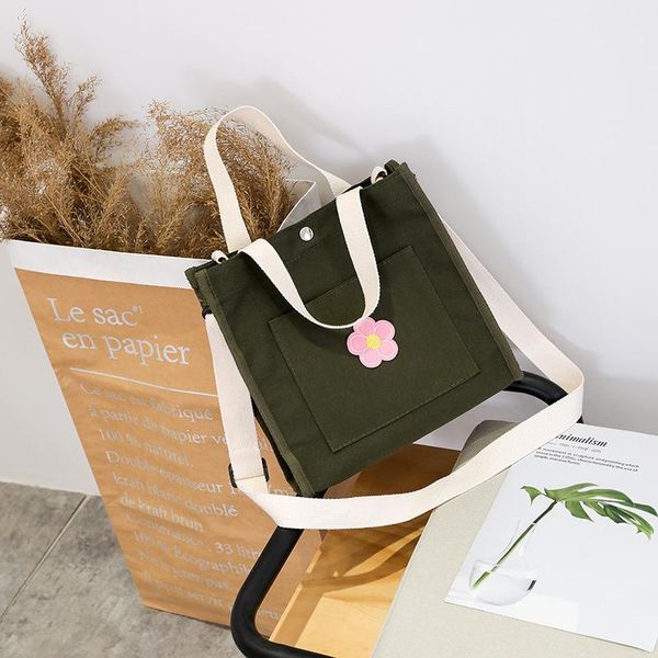 elegant and fashionable women's canvas bag new women's bag in autumn 2021