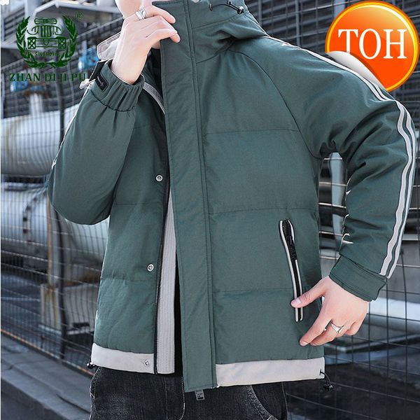 cargo down jacket men new fashion casual loose patchwork hooded coats male outdoor warm wear-resistant white duck, Black
cargo down jacket men new fashion casual loose patchwork hooded coats male outdoor warm wear-resistant white duck, Black