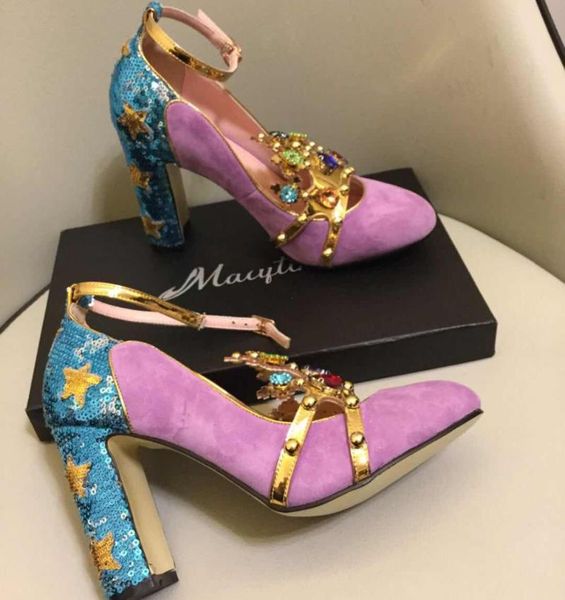 dress shoes macytino luxury handmade purple crown pumps bling foil high heels women ankle strap automn 2021, Black
dress shoes macytino luxury handmade purple crown pumps bling foil high heels women ankle strap automn 2021, Black