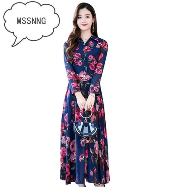 casual dresses mssnng real s large size chiffon floral dress 2021 fashion temperament early autumn waist long fairy, Black;gray
casual dresses mssnng real s large size chiffon floral dress 2021 fashion temperament early autumn waist long fairy, Black;gray