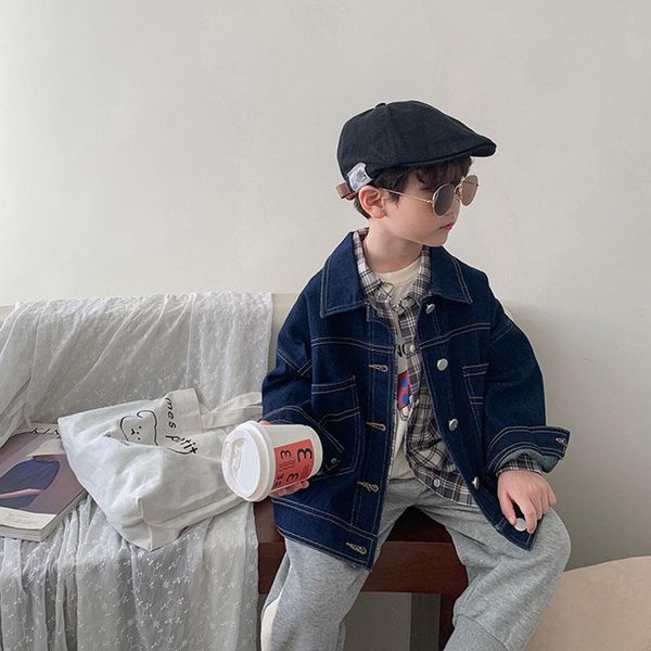 jackets children's denim coat boys' autumn line handsome 2021 loose lapel jacket trend outerwear 3-192, Blue;gray
jackets children's denim coat boys' autumn line handsome 2021 loose lapel jacket trend outerwear 3-192, Blue;gray
