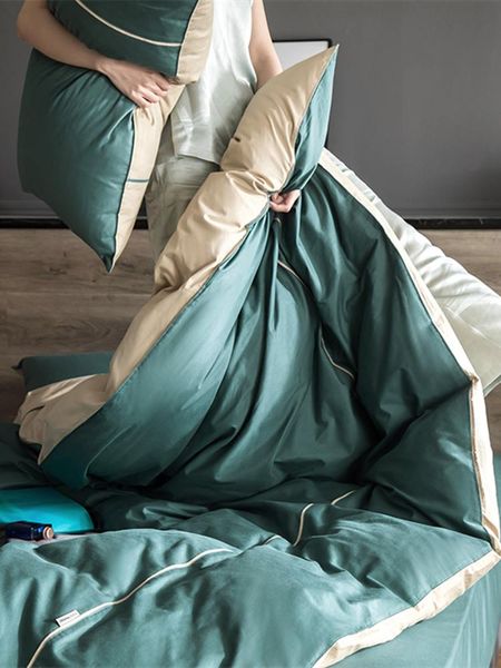 bedding sets cotton set luxury 3/4pcs solid duvet cover bed spread pillowcase ab side green pink gray
bedding sets cotton set luxury 3/4pcs solid duvet cover bed spread pillowcase ab side green pink gray