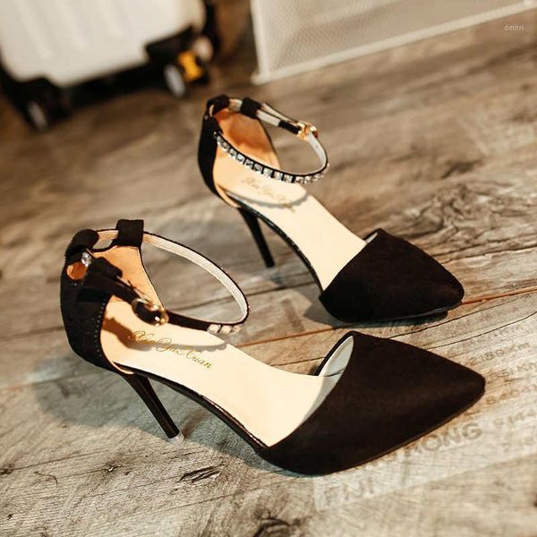 summer women shoes pointed toe pumps dress high heels boat wedding tenis feminino zapatos de mujer ankle strap, Black
summer women shoes pointed toe pumps dress high heels boat wedding tenis feminino zapatos de mujer ankle strap, Black