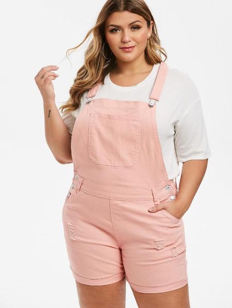 rosegal 5xl summer women's denim playsuits pockets ripped pant cuffed distressed jumpsuits plus size denim overall shorts romper1, Black;white
rosegal 5xl summer women's denim playsuits pockets ripped pant cuffed distressed jumpsuits plus size denim overall shorts romper1, Black;white