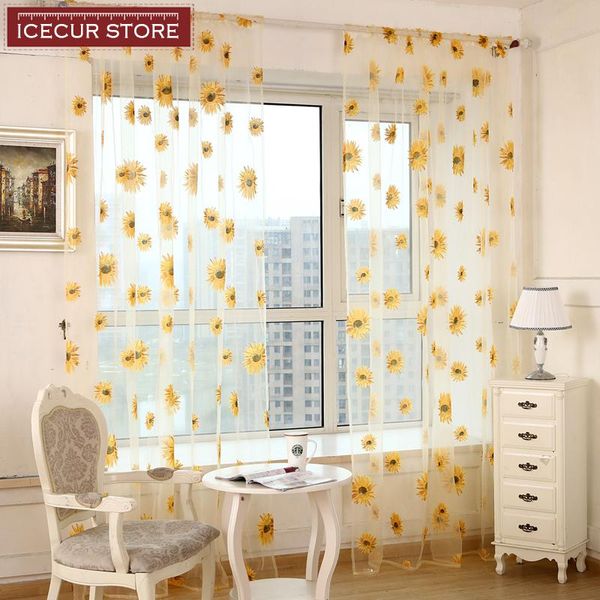 curtain & drapes icecur pastoral style sunflower tulle curtains for living room bedroom burnout design flower screening voile home decor kit
curtain & drapes icecur pastoral style sunflower tulle curtains for living room bedroom burnout design flower screening voile home decor kit