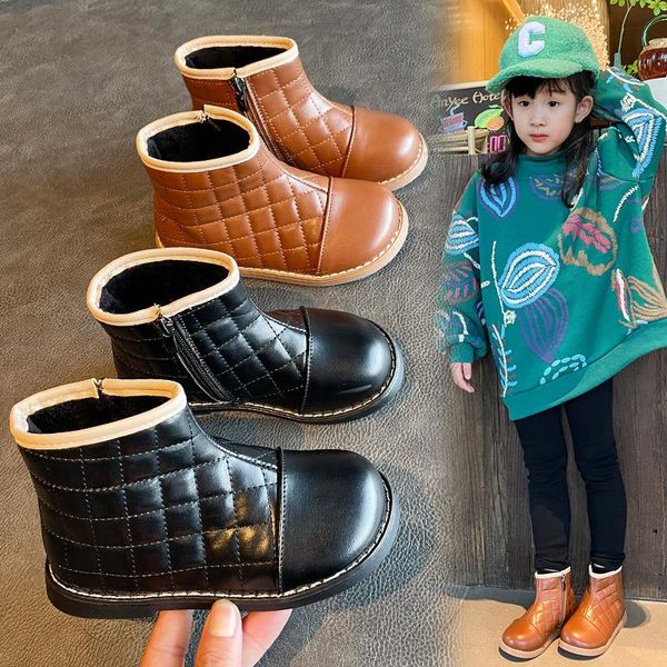 boots childrens cotton small leather 2021 autumn and winter fashion girls mesh solid color short boys keep warm, Black;grey
boots childrens cotton small leather 2021 autumn and winter fashion girls mesh solid color short boys keep warm, Black;grey