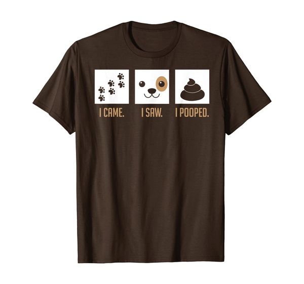 i came. i saw. i pooped. funny puppy house training t-shirt, White;black
i came. i saw. i pooped. funny puppy house training t-shirt, White;black