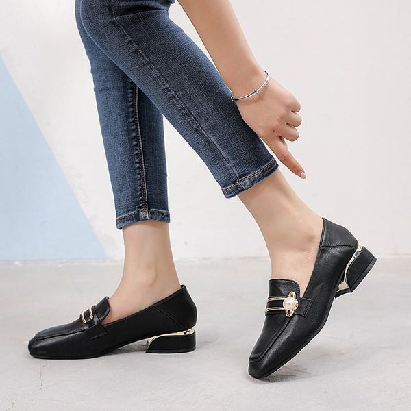 fashion pearl loafers with heel pu leather mules shoes women heels for office lady spring summer shoes for women 2021 moccasins, Black
fashion pearl loafers with heel pu leather mules shoes women heels for office lady spring summer shoes for women 2021 moccasins, Black