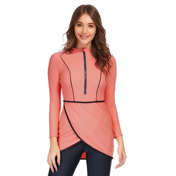 women's swimwear pink swimming suit for burkini muslim fashion women swimsuit long sleeve arabic turkey pakistani islamic swim wea, White;black
women's swimwear pink swimming suit for burkini muslim fashion women swimsuit long sleeve arabic turkey pakistani islamic swim wea, White;black