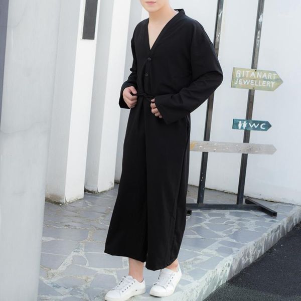 men's pants influx male spring and autumn nine wide leg loose 9 points tooling jumpsuit v-neck hip-hop skirt, Black
men's pants influx male spring and autumn nine wide leg loose 9 points tooling jumpsuit v-neck hip-hop skirt, Black