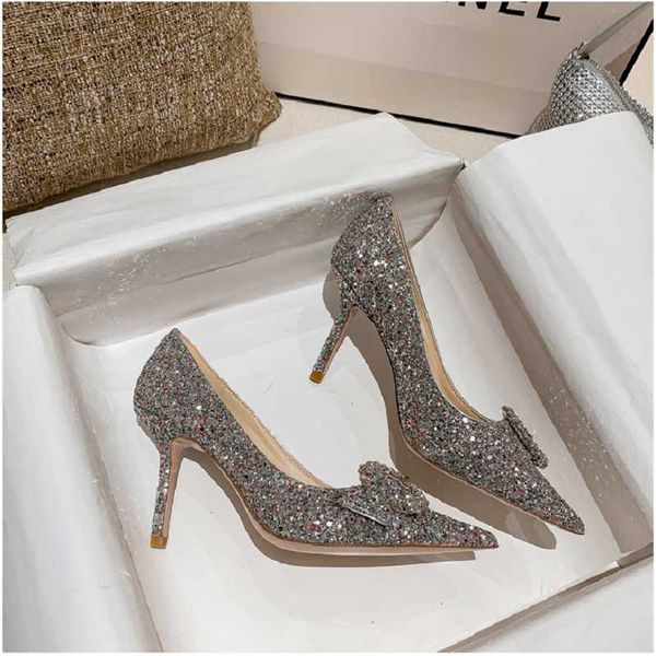 dress shoes autumn sequins pointed stiletto high heel rhinestone buckle bridal wedding banquet large size women's, Black
dress shoes autumn sequins pointed stiletto high heel rhinestone buckle bridal wedding banquet large size women's, Black