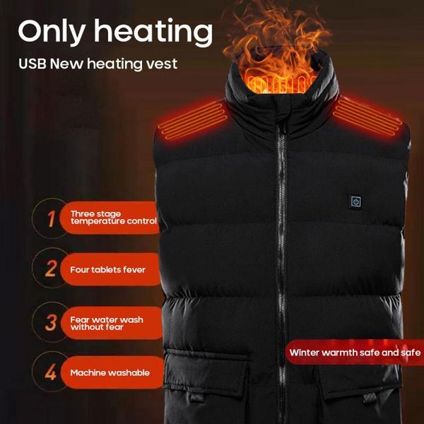 spring outdoor jackets men electric heated vest usb heating vest winter thermal cloth feather camping hiking warm hunting coat, Gray;blue
spring outdoor jackets men electric heated vest usb heating vest winter thermal cloth feather camping hiking warm hunting coat, Gray;blue