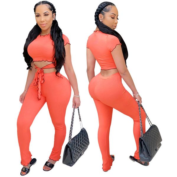 2021 wholesale dropshpping new womentwo-piece sets solid color casual sense tight-fitting navel flared pants two-piece suit 9mds, Gray
2021 wholesale dropshpping new womentwo-piece sets solid color casual sense tight-fitting navel flared pants two-piece suit 9mds, Gray