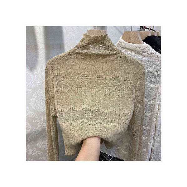 women's sweaters temperament godds half high collar lace bottomed blouse corrugated long sleeve hollow out blouse in autumn, White;black
women's sweaters temperament godds half high collar lace bottomed blouse corrugated long sleeve hollow out blouse in autumn, White;black