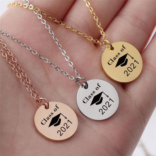 pendant necklaces arried "class of 2021 "stainless steel necklace charm graduation gift appreciation cap high school senior, Silver
pendant necklaces arried "class of 2021 "stainless steel necklace charm graduation gift appreciation cap high school senior, Silver