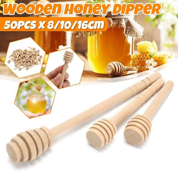 50 pack of mini wooden honey dipper sticks server for honey jar dispense drizzle spoon dip drizzler 8/10/16cm
50 pack of mini wooden honey dipper sticks server for honey jar dispense drizzle spoon dip drizzler 8/10/16cm