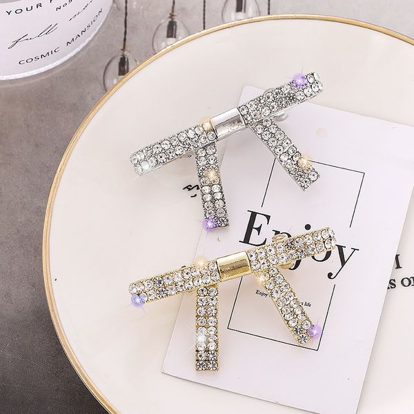 ins net red diamond alloy hairpin bow hair ornament side clip back duck beak clip, Golden;silver
ins net red diamond alloy hairpin bow hair ornament side clip back duck beak clip, Golden;silver