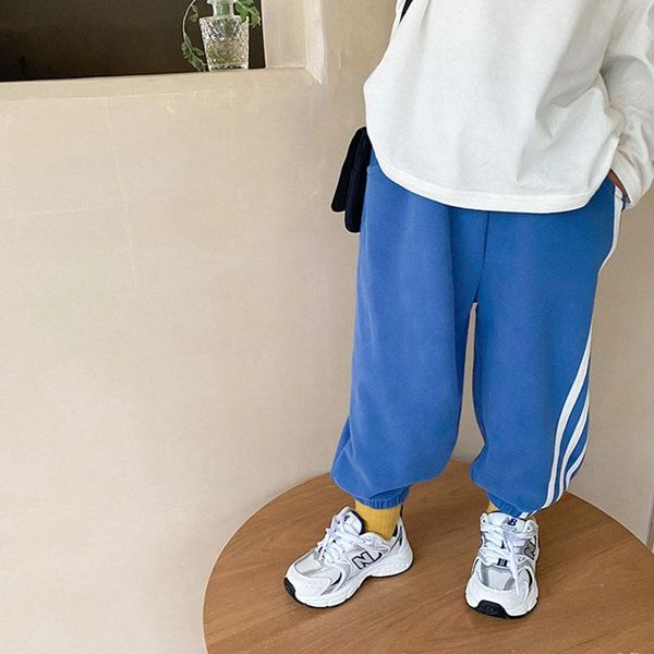 trousers children's vertical stripe pants 2021 fall boys' casual tide loose leggings trouser 3-145, Blue
trousers children's vertical stripe pants 2021 fall boys' casual tide loose leggings trouser 3-145, Blue