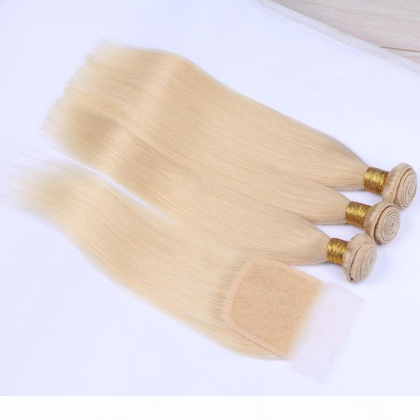 #613 blonde virgin peruvian human hair bundles deals 3pcs with closure straight bleach blonde 4x4 lace front closure with weaves 4pcs lot, Black
#613 blonde virgin peruvian human hair bundles deals 3pcs with closure straight bleach blonde 4x4 lace front closure with weaves 4pcs lot, Black