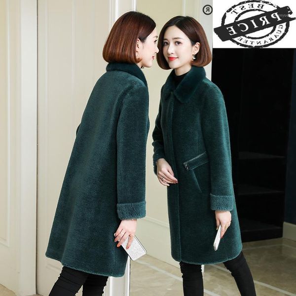 women's fur & faux natural sheep shearing coat women clothes 2021 fashion real female jacket mink collar jackets hiver a1a03a, Black
women's fur & faux natural sheep shearing coat women clothes 2021 fashion real female jacket mink collar jackets hiver a1a03a, Black