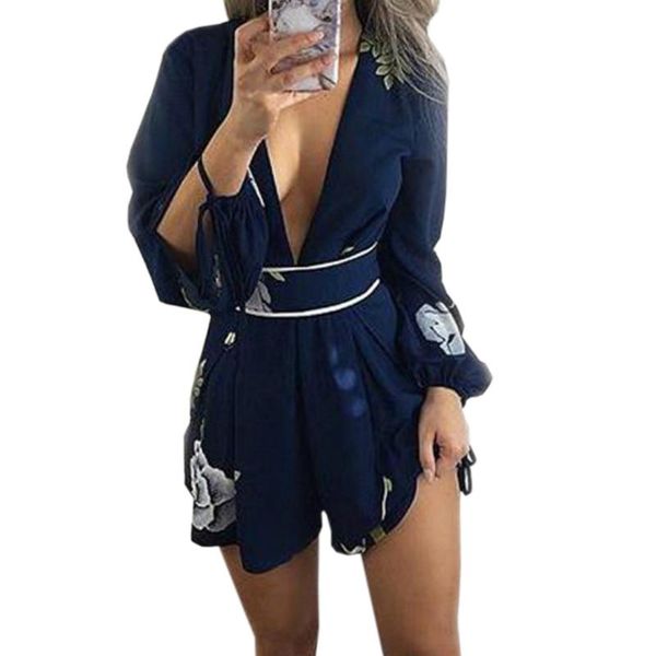 women's jumpsuits & rompers deep v-neck women 2021 summer beach playsuits lady lace up backless floral printed overall femme bodysuits, Black;white
women's jumpsuits & rompers deep v-neck women 2021 summer beach playsuits lady lace up backless floral printed overall femme bodysuits, Black;white