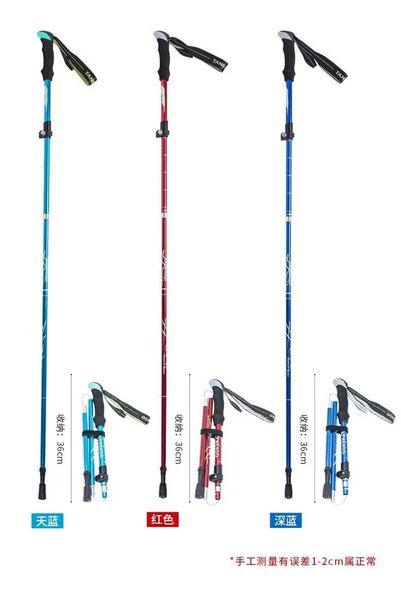 new designer climbing stick aluminum alloy folding ultra light ultra short telescopic outdoor walking stick climbing crutches 5 sections
new designer climbing stick aluminum alloy folding ultra light ultra short telescopic outdoor walking stick climbing crutches 5 sections
