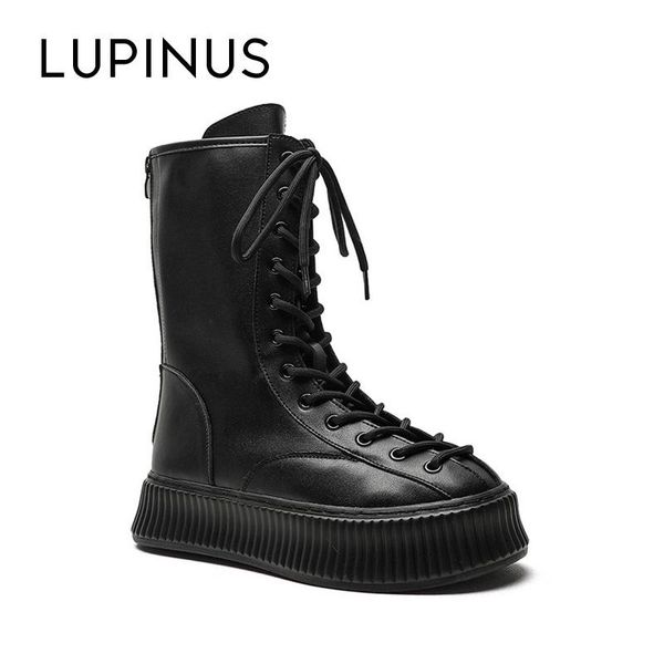 boots lupinus fashion platform ankle for women 2021 chic round toe leather ins style casual mujer, Black
boots lupinus fashion platform ankle for women 2021 chic round toe leather ins style casual mujer, Black