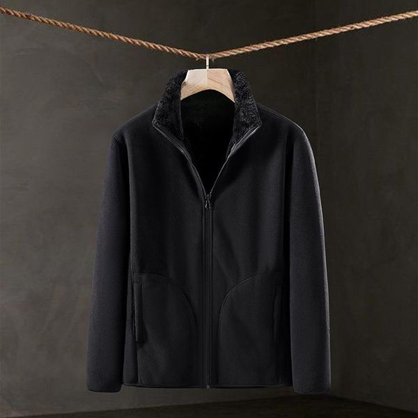 men's jackets korean flannel outdoor fleece autumn and winter warm thickened double-sided velvet coral jacket boy, Black;brown
men's jackets korean flannel outdoor fleece autumn and winter warm thickened double-sided velvet coral jacket boy, Black;brown