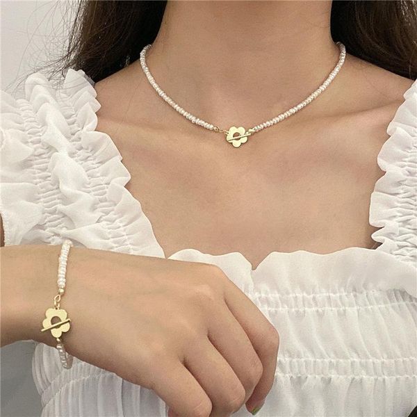 chains fashion women pearl choker flower decoration pendant necklace casual party clavicle jewelry festival gift, Silver
chains fashion women pearl choker flower decoration pendant necklace casual party clavicle jewelry festival gift, Silver