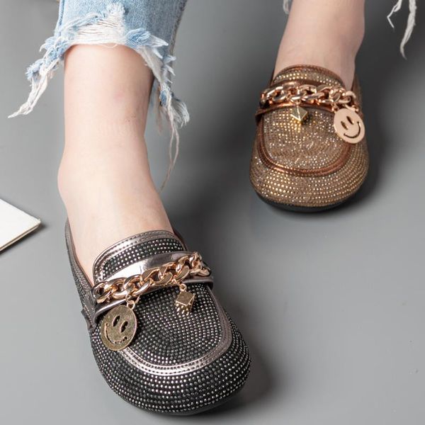 slippers fashion crystal bling mules women shoes female round low heels elegant woman slipper casual, Black
slippers fashion crystal bling mules women shoes female round low heels elegant woman slipper casual, Black
