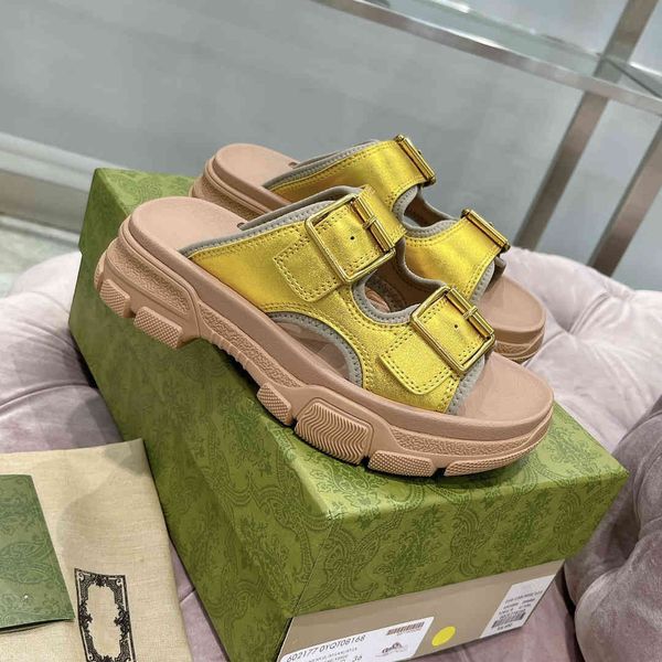 80% off shoes new women shoes summer casual genuine leather slippers outside solid metal decor zapatos de mujer, Black 
80% off shoes new women shoes summer casual genuine leather slippers outside solid metal decor zapatos de mujer, Black