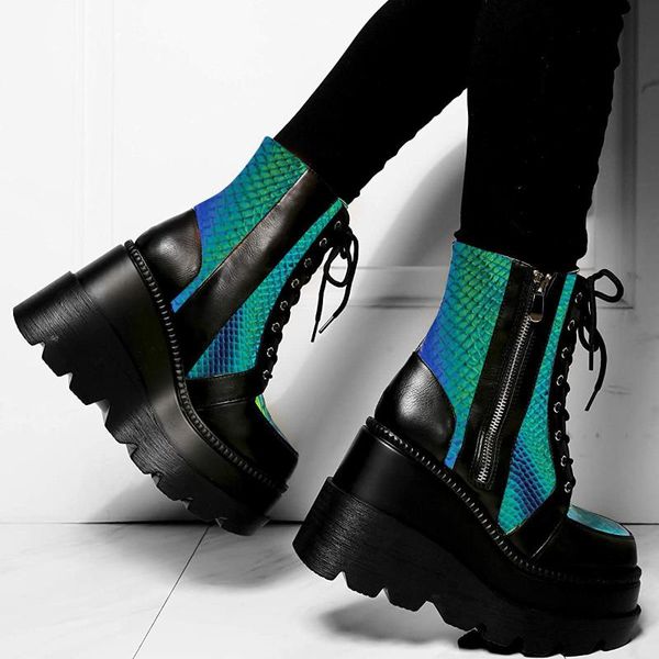 boots women's fashion booties multicolor wedge ladies zip up platform for women autumn warm thick snow#g, Black
boots women's fashion booties multicolor wedge ladies zip up platform for women autumn warm thick snow#g, Black