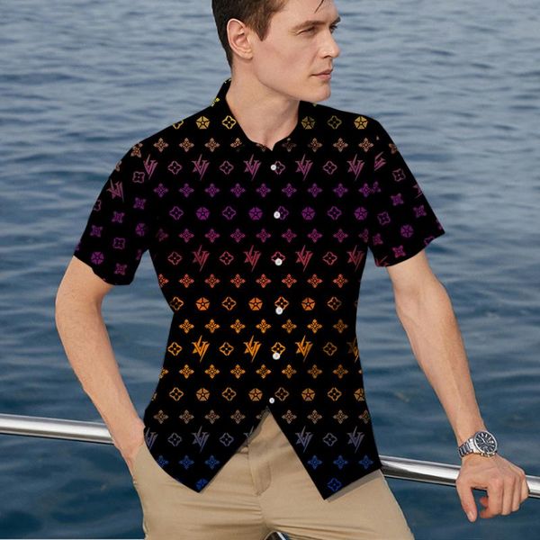 men's casual shirts 2021 gradient color shirt 3d printing letters business summer travel high-quality top, White;black
men's casual shirts 2021 gradient color shirt 3d printing letters business summer travel high-quality top, White;black