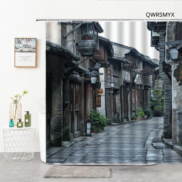 shower curtains 3d old house alley in ancient town bathroom curtain door background wall decor cloth products
shower curtains 3d old house alley in ancient town bathroom curtain door background wall decor cloth products